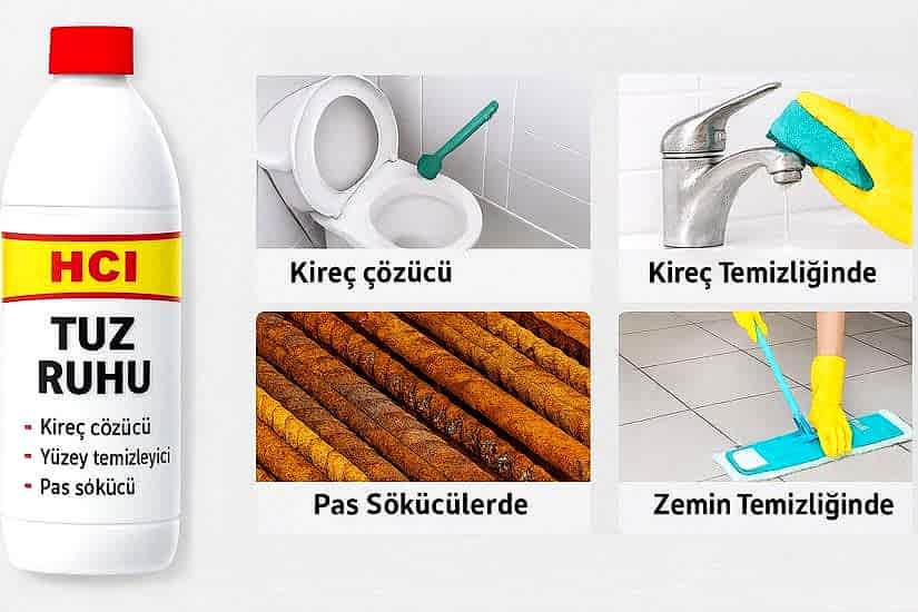 Tuz Ruhu Nerelerde Kullanılır?