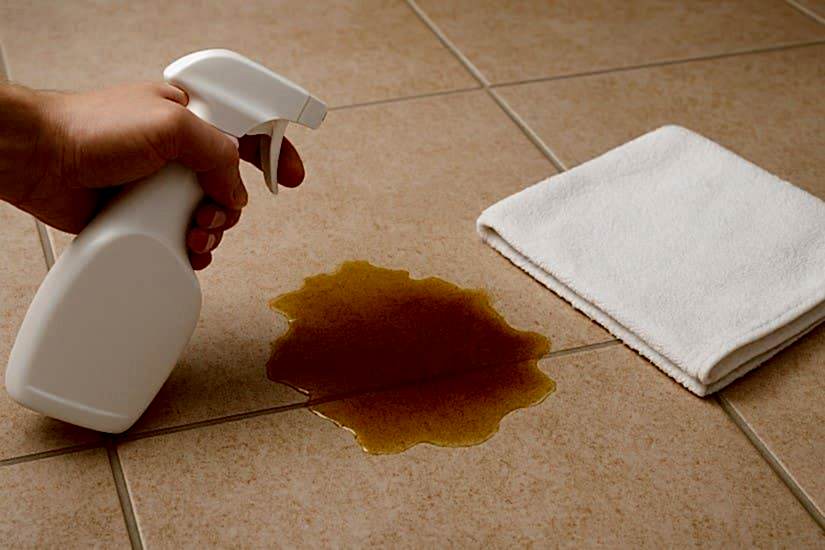 Yere Dökülen Yağ Nasıl Temizlenir?